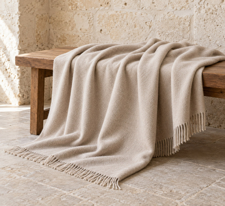 Pure Cashmere Throw Blanket